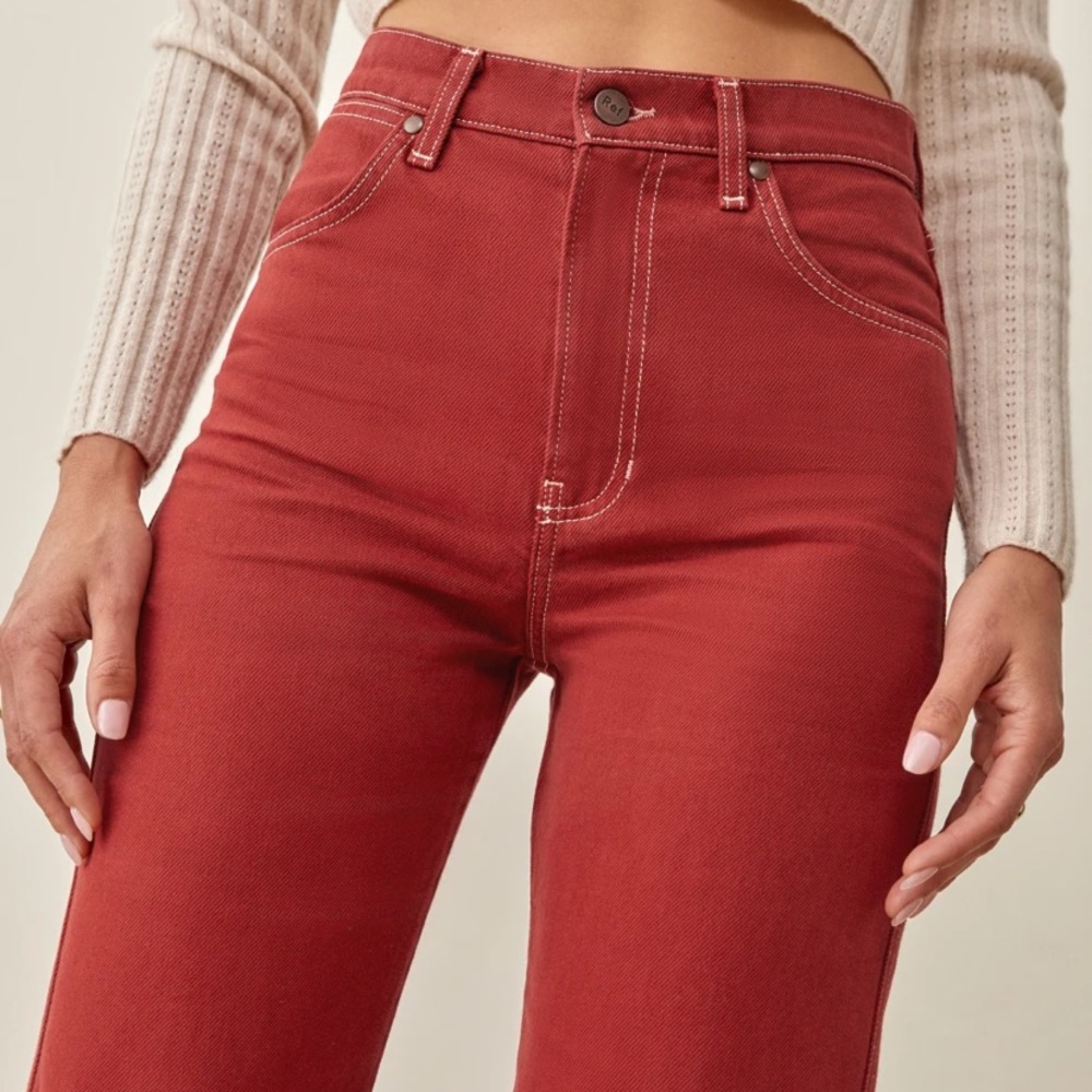 Reformation Cowboy High Rise Straight Jean